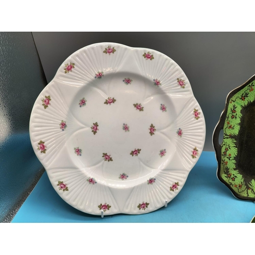 212 - Collection of Plates (5) to include Shelley China 'Rosebud' 28cm Dinner Plate, Wedgwood & Co 'Cardin... 