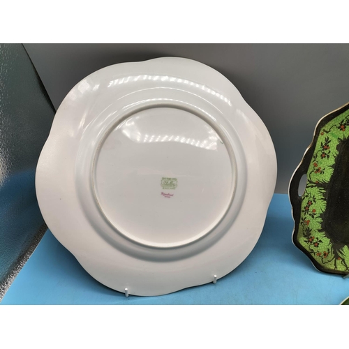 212 - Collection of Plates (5) to include Shelley China 'Rosebud' 28cm Dinner Plate, Wedgwood & Co 'Cardin... 