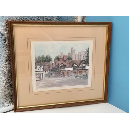 290 - Framed Watercolour by J Jay (Possible in Kent due to Family Connections) plus 2 x Limited Edition Pr... 