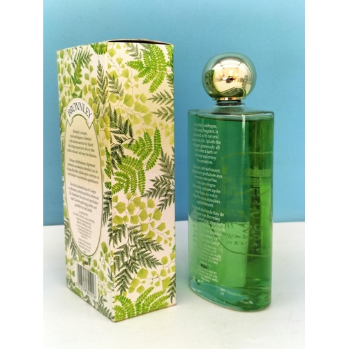 420 - Boxed Bronnley 250ml Body Splash Colognes (2) 'English Fern' and 'Blue Poppy'. Full.