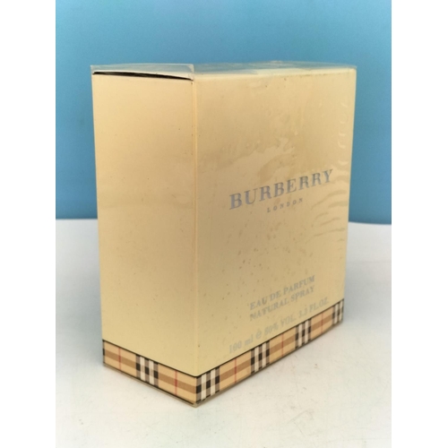 463 - Sealed Burberry London 100ml Eau de Parfum.