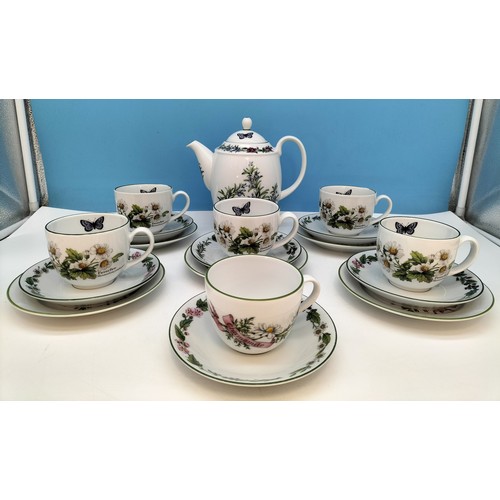 79 - Royal Worcester 12 Piece Coffee set in the 'Worcester Herbs' Pattern plus Royal Worcester 'Country K... 