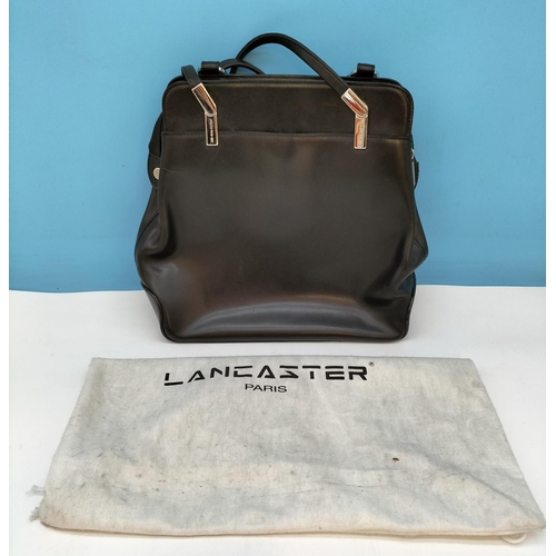 198 - Ladies Lancaster (Paris) Leather Handbag with Dustbag.