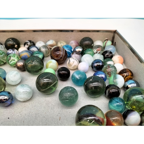 336 - Collection Of Vintage Marbles.