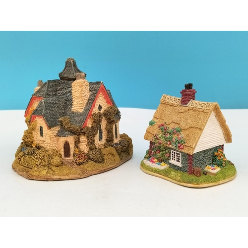 405 - Lilliput Lane Cottages and Mills (7) to include Boxed 'The Old Mill at Dunster L2396' with Deeds, Bo... 