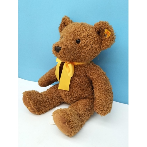 477 - 2017 Steiff Cozy Bear with Tags and Button. 35cm Tall.