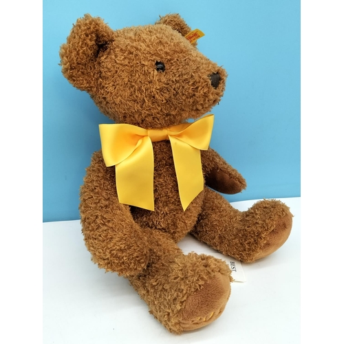 477 - 2017 Steiff Cozy Bear with Tags and Button. 35cm Tall.