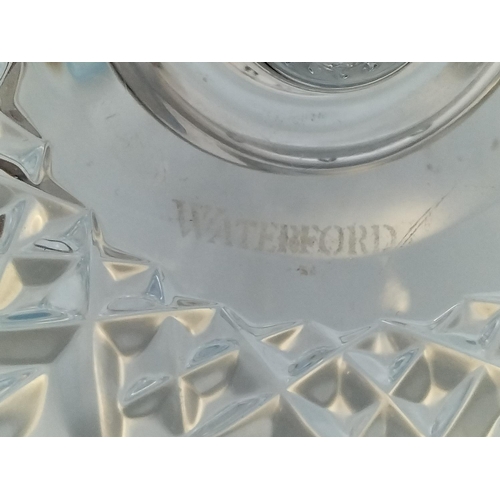 478 - Waterford Crystal Items (5) to include Candle Holder, Paperweights, Vases. Tallest 15cm.