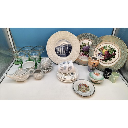 230 - Collection of Mixed Ceramics and Glass to include Cups and Saucers, Plates, Glasses, etc.