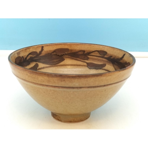 111 - Bullers Art Pottery Items (4). Largest Bowl 6cm High, 20cm Diameter. Miss on Glaze to Rim.