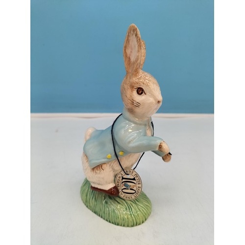 149 - Beswick Large 17.5cm Beatrix Potter Peter Rabbit 100th Anniversary Figure.