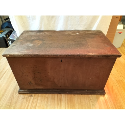 217 - Vintage Wooden Tool Chest. 45cm High, 80cm x 42cm. Collection Only.