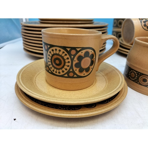 242 - Kiln Craft Part Dinner Service to include 25cm Dinner Plates (10), Cups and Saucers (6), Side Plates... 