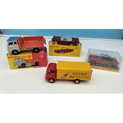 339 - Boxed Modern Dinky Die Cast Vehicles (3) plus 1 Unboxed.