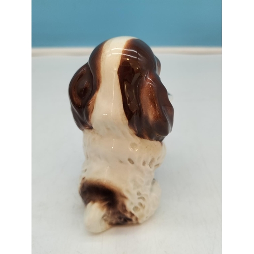 341 - Beswick 11cm Figure of a Spaniel 'My Plate' No 1054.