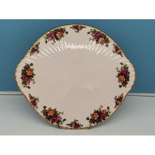 35 - Royal Albert 'Flower of the Month - April' Trio plus Royal Albert 'Old Country Roses' Large Gateau P... 