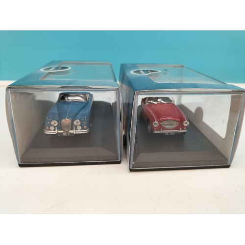 354 - Boxed Oxford Die Cast Vehicles (9) to include Land Rovers, Jaguars, etc.