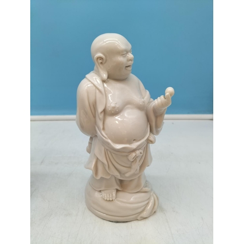 473 - Collection of Ceramic and Resin Buddha Figures. Tallest 32cm.