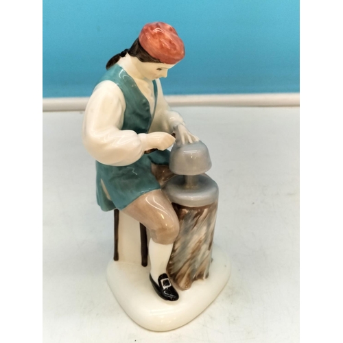 100A - Royal Doulton 16cm Figure 'The Silversmith of Williamsburg' HN 2208.