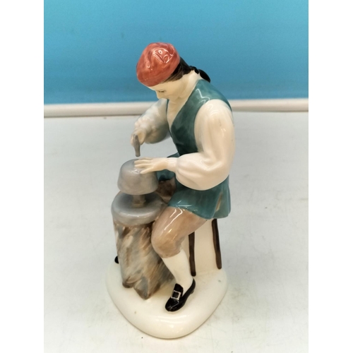 100A - Royal Doulton 16cm Figure 'The Silversmith of Williamsburg' HN 2208.