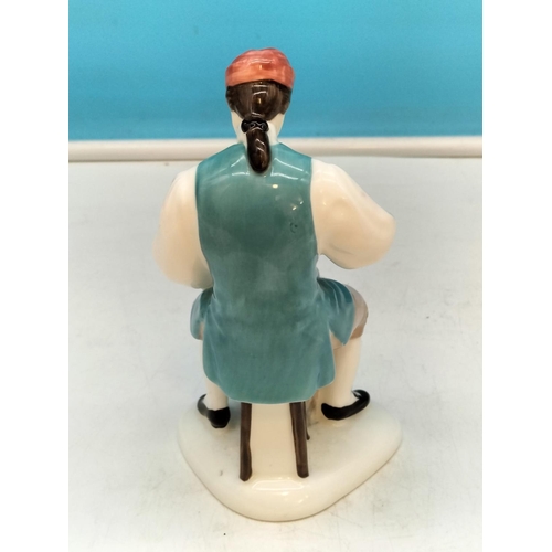 100A - Royal Doulton 16cm Figure 'The Silversmith of Williamsburg' HN 2208.