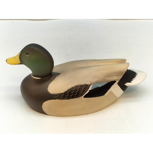 125A - Royal Doulton 'Mallard Male' Duck Figure HN3512. 22cm x 9cm x 9.5cm.