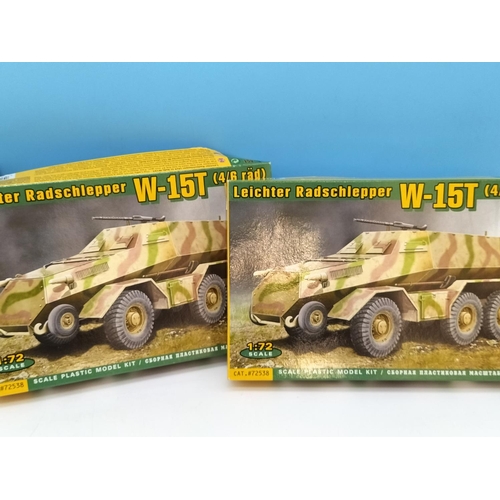 171 - Military Model Kits (5) to include Sherman Crab.