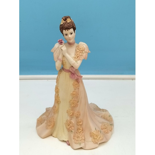 279 - Coalport Age of Elegance 23cm Lady Figure 'Midsummer Dream' 1997.