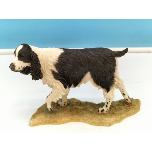 282 - Border Fine Arts and Sherratt and Simpson (89086) Figures of Springer Spaniels. Tallest 13cm.