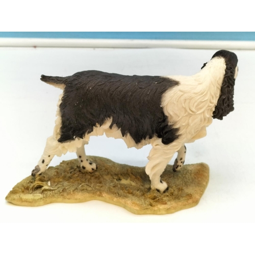 282 - Border Fine Arts and Sherratt and Simpson (89086) Figures of Springer Spaniels. Tallest 13cm.