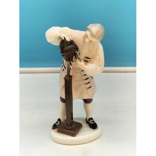 60A - Royal Doulton 19cm Figure 'The Wigmaker of Williamsburg' HN 2239.