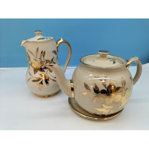 110A - Collection of Teapots, Water Jugs and Hot Water Pots to include Sadler, Lovatt Langley, etc.