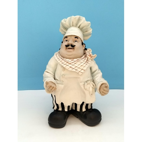 210A - Resin 35cm Chef Figure.