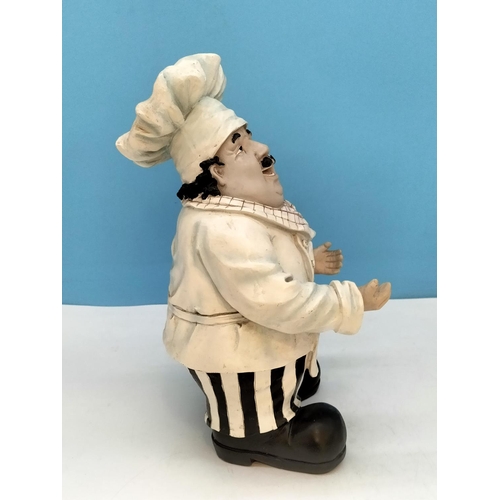 210A - Resin 35cm Chef Figure.