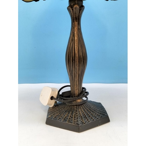 224 - Tiffany Style Table Lamp W/O. 50cm Tall.