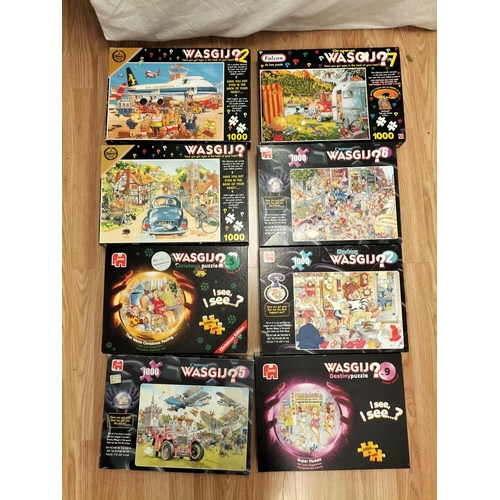 230A - Wasgij Puzzles (8). Vendors Description - Open but Complete.