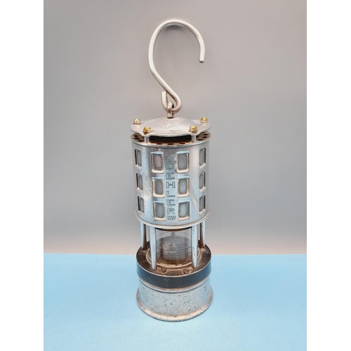 40 - Koehler MFG Co Permissible Miners Safety Lamp. 25cm High.