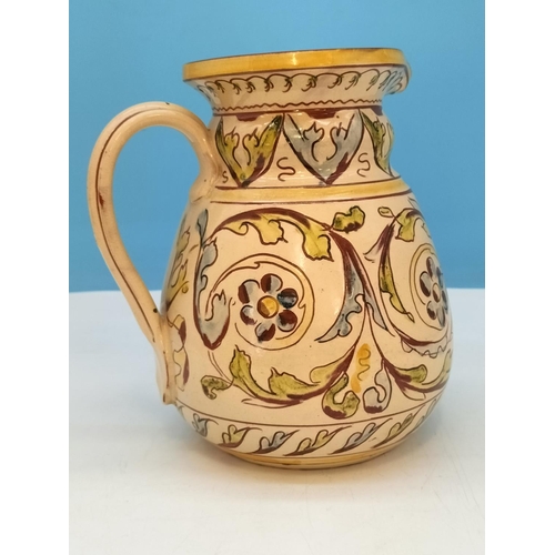 42 - c1890 Aller Vale Pottery (Torquay) Harvest Jug. 21cm High.