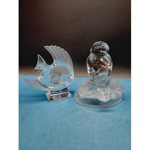 712 - Good Collection of Glass to include J G Durand Fish, Crystal D'Arques Owl and RCR 28cm Dancing Figur... 