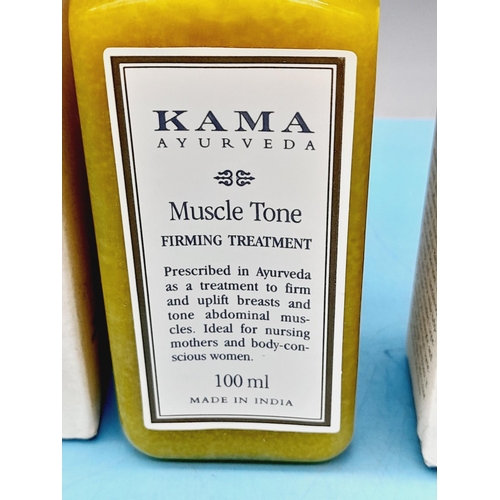 716 - Kama Ayurveda Soap Free Body Cleanser, Muscle Tone, Muscle Heal and Beauty Fluid.