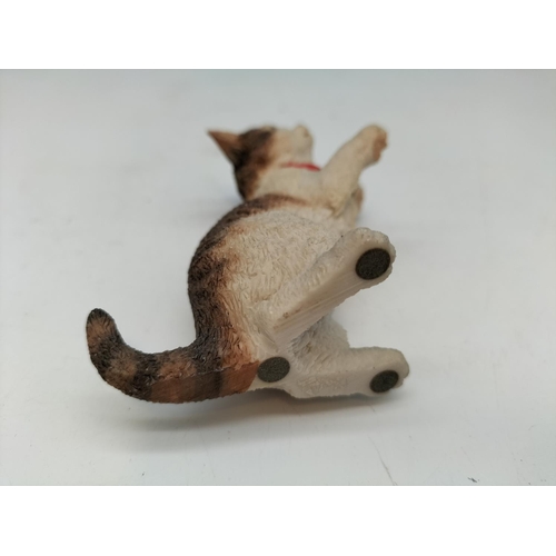 112 - Collection of Cat Items to include Quail 'Simon' Figure and Egg Cups, Large 15cm (h) 'Cool Dudes' Mu... 