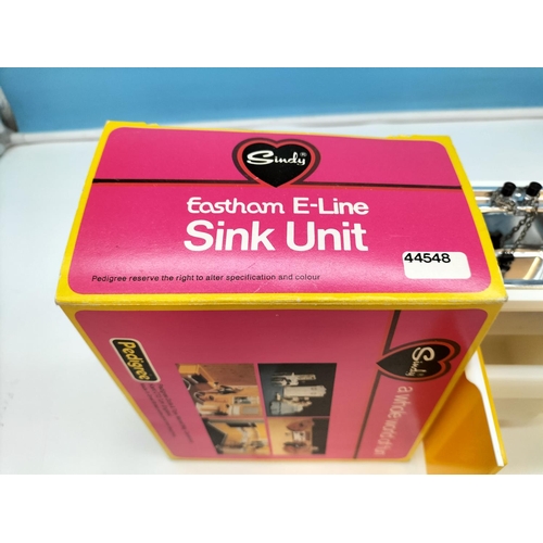 122 - Boxed Vintage 1970's Pedigree Sindy Eastham E-Line Kitchen Set to include Wall Oven (44550), Sink Un... 