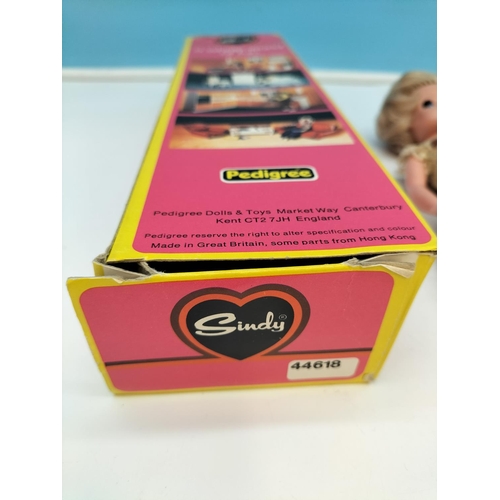 124 - Boxed Vintage 1970's Pedigree Sindy Doll (44618) in Original Box and Clothing.