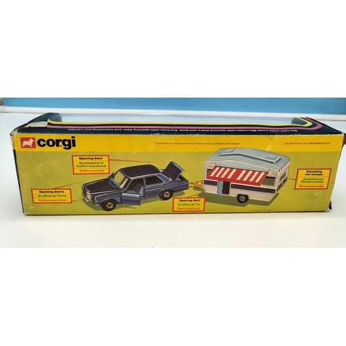 126 - Boxed Corgi 'Mercedes Benz 240D and Touring Caravan' GS24.