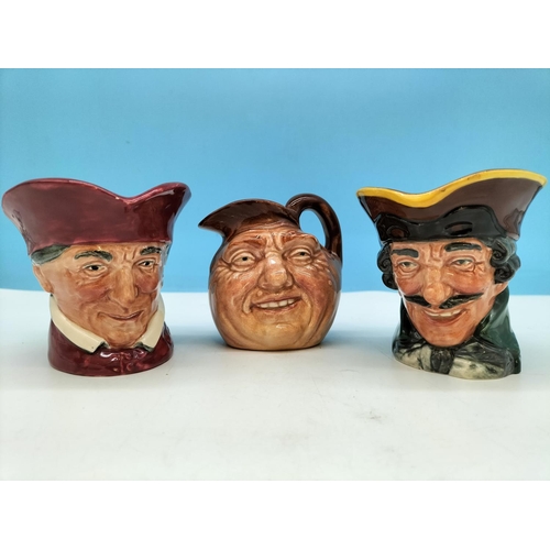 173 - Royal Doulton Character Jugs to include 'John Barleycorn Old Lad', 'Cardinal', Dick Turpin plus Besw... 