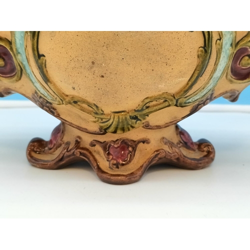 197 - 19th Century c1890 Bohemia Part Glazed Earthenware Jardiniere/Planter with Gothic Decoration. Impres... 