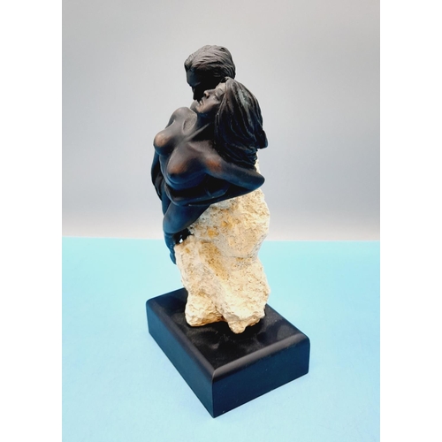 207 - Modern 27cm Figure 'The Lovers'.