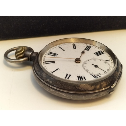 265 - John Myers & Company, London Hallmarked Silver Cased 935 Pocket Watch. Requires Attention.