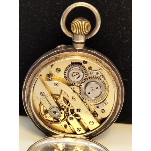 265 - John Myers & Company, London Hallmarked Silver Cased 935 Pocket Watch. Requires Attention.