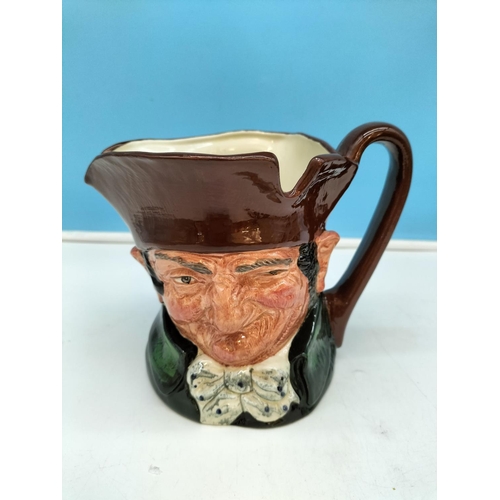 308 - Royal Doulton Large 19cm Character Jugs (4) to include Johnny Appleseed D6372, Old Charlie D5420, Sa... 